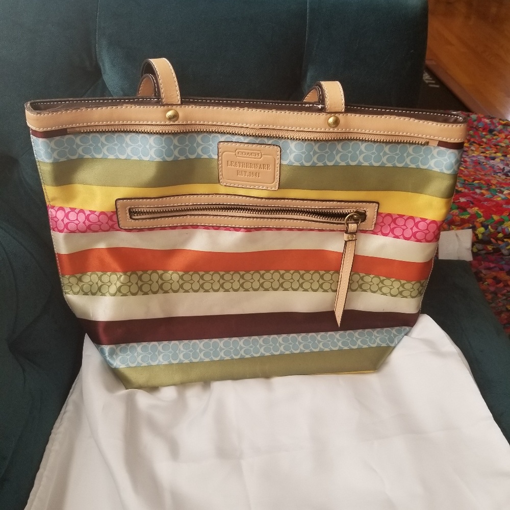 Coach authentic reversible bag in great condition